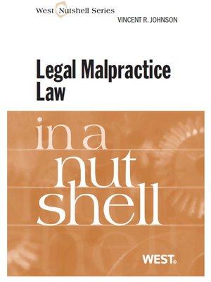 cover image of Johnson's Legal Malpractice Law in a Nutshell